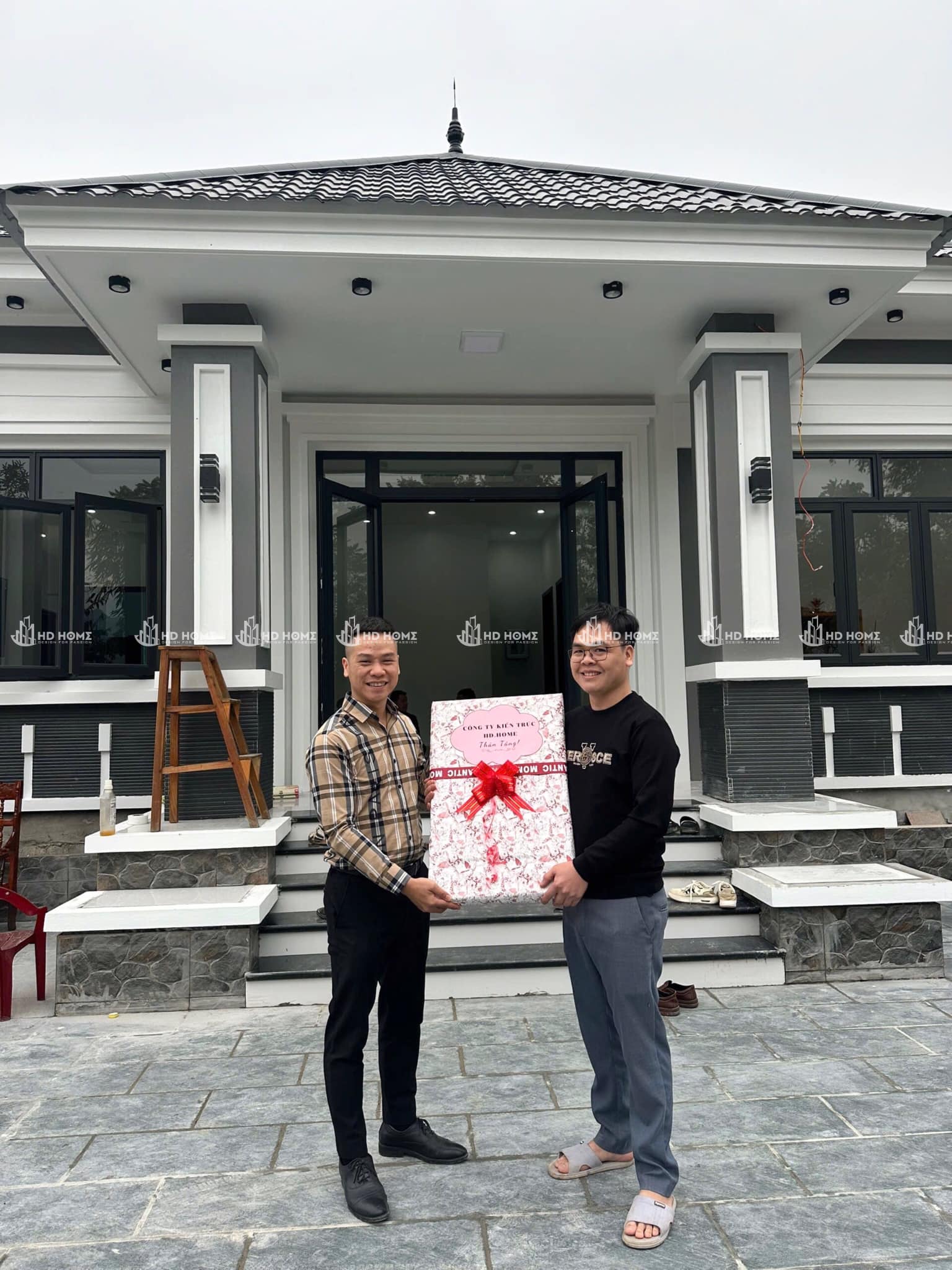 Anh Tuấn tại công trình nhà ở TP. Thái Nguyên